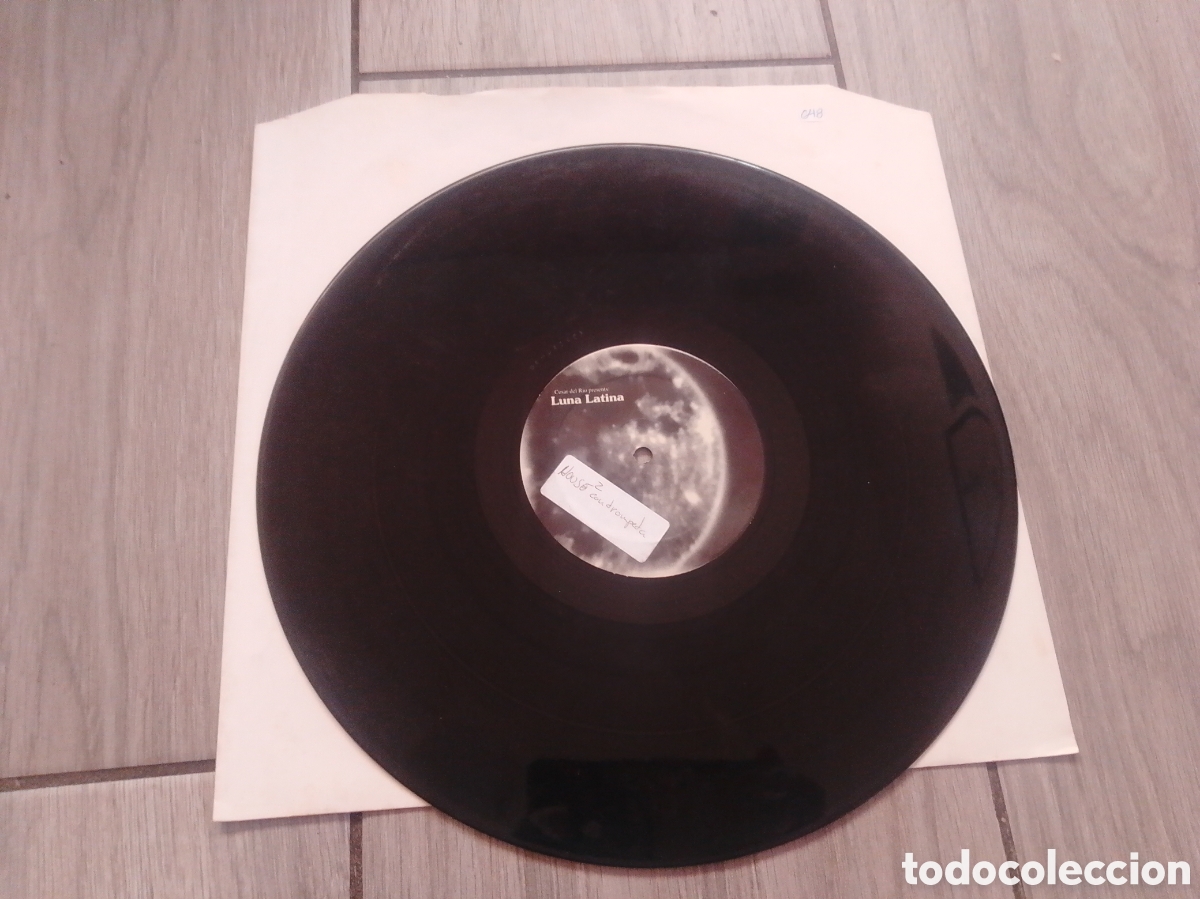 Discos de vinilo: C&Eacute;SAR DEL R&Iacute;O - LUNA LATINA - MAXI - SPAIN - KIDESOL RECORDS - PLS 648 - L -