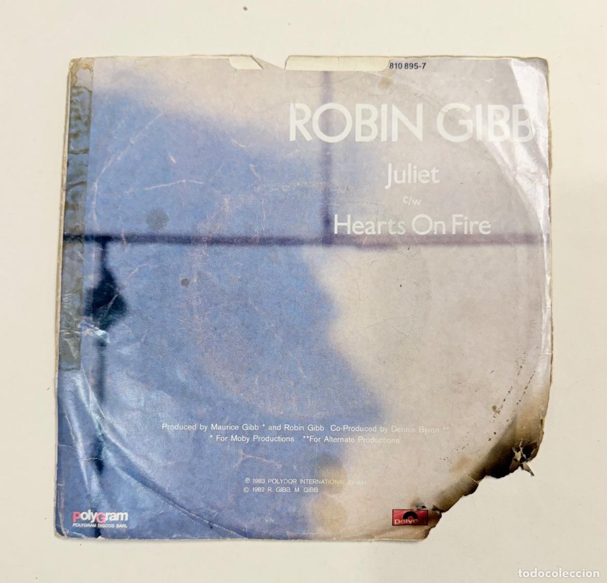Discos de vinilo: Robin Gibb - Juliet a&ntilde;o 1983 - Foto 3