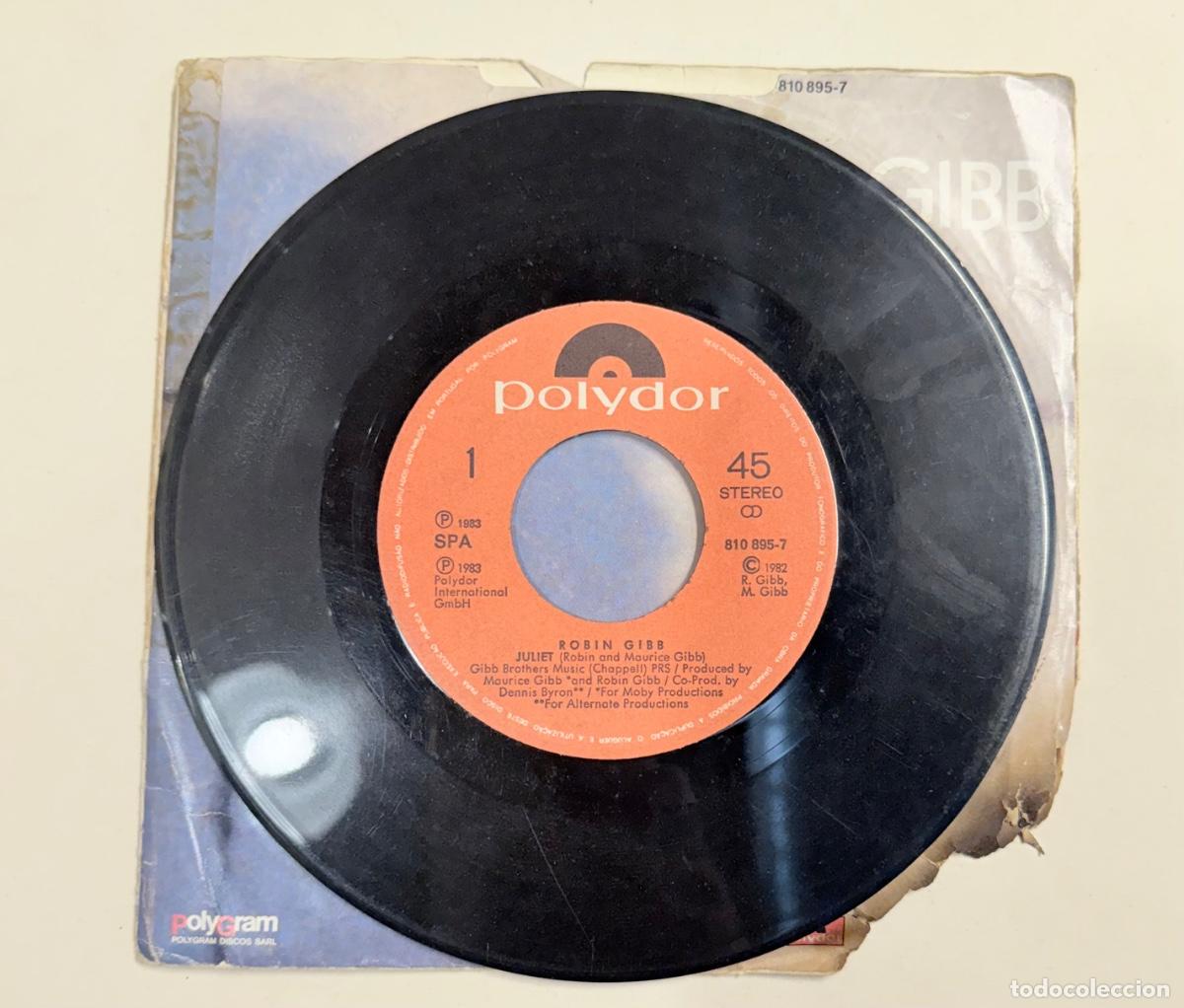 Discos de vinilo: Robin Gibb - Juliet a&ntilde;o 1983 - Foto 4