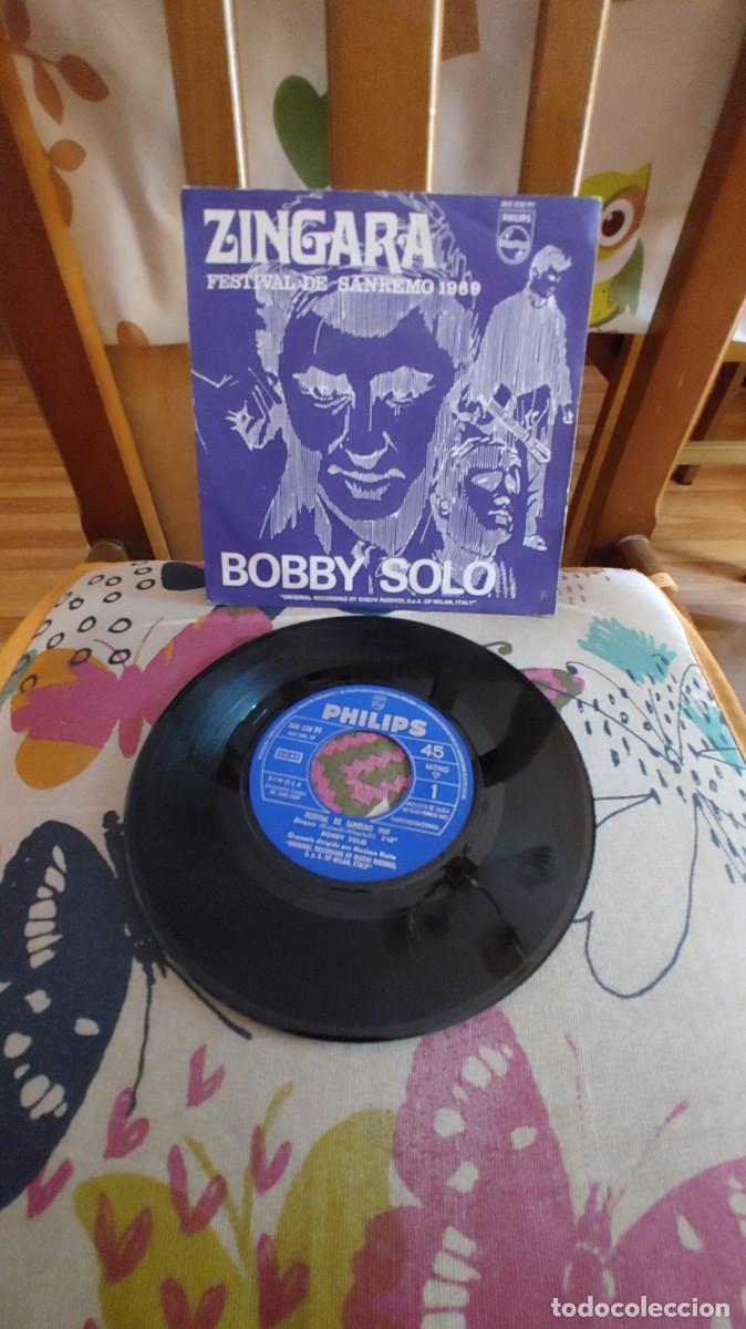 Discos de vinilo: BOBBY SOLO-SINGLE ZINGARA - Foto 1
