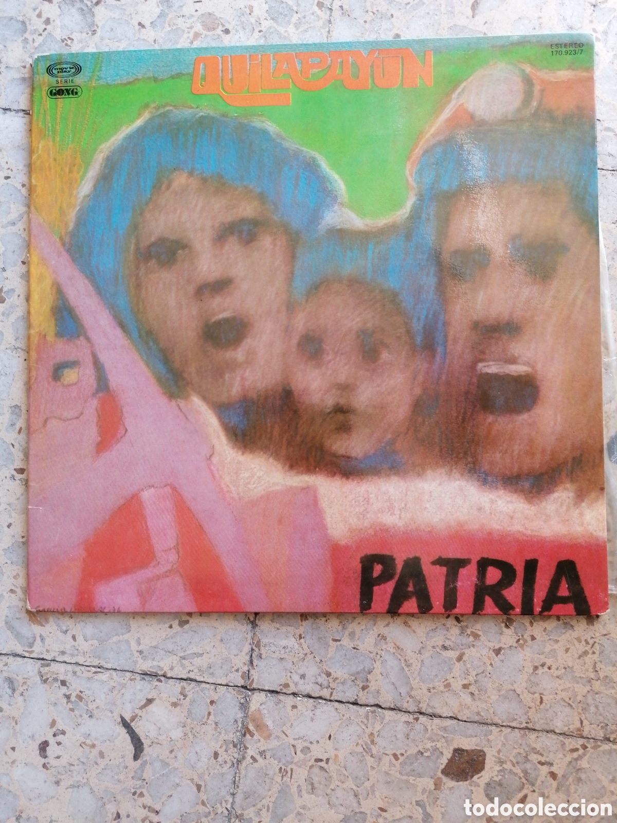 Dischi in vinile: LP QUILAPAYUN PATRIA 1977 ESPA&Ntilde;A PORTADA DOBLE