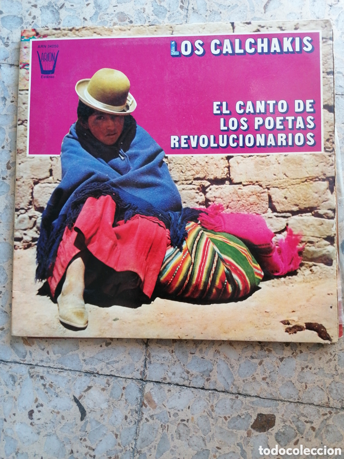 Dischi in vinile: LP LOS CALCHAKIS EL CANTO DE LOS POETAS REVOLUCIONARIOS 1974 ESPA&Ntilde;A PORTADA DOBLE