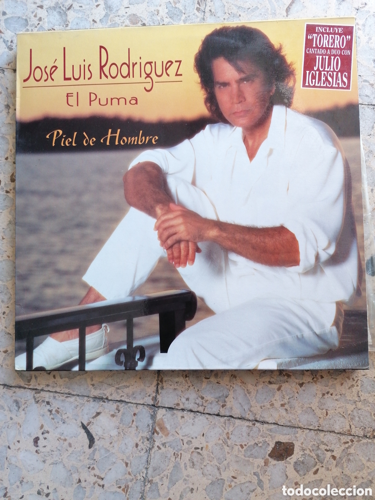 Discos de vinilo: LP JOSE LUIS RODRIGUEZ EL PUMA PIEL DE HOMBRE 1992 ESPA&Ntilde;A INSERT