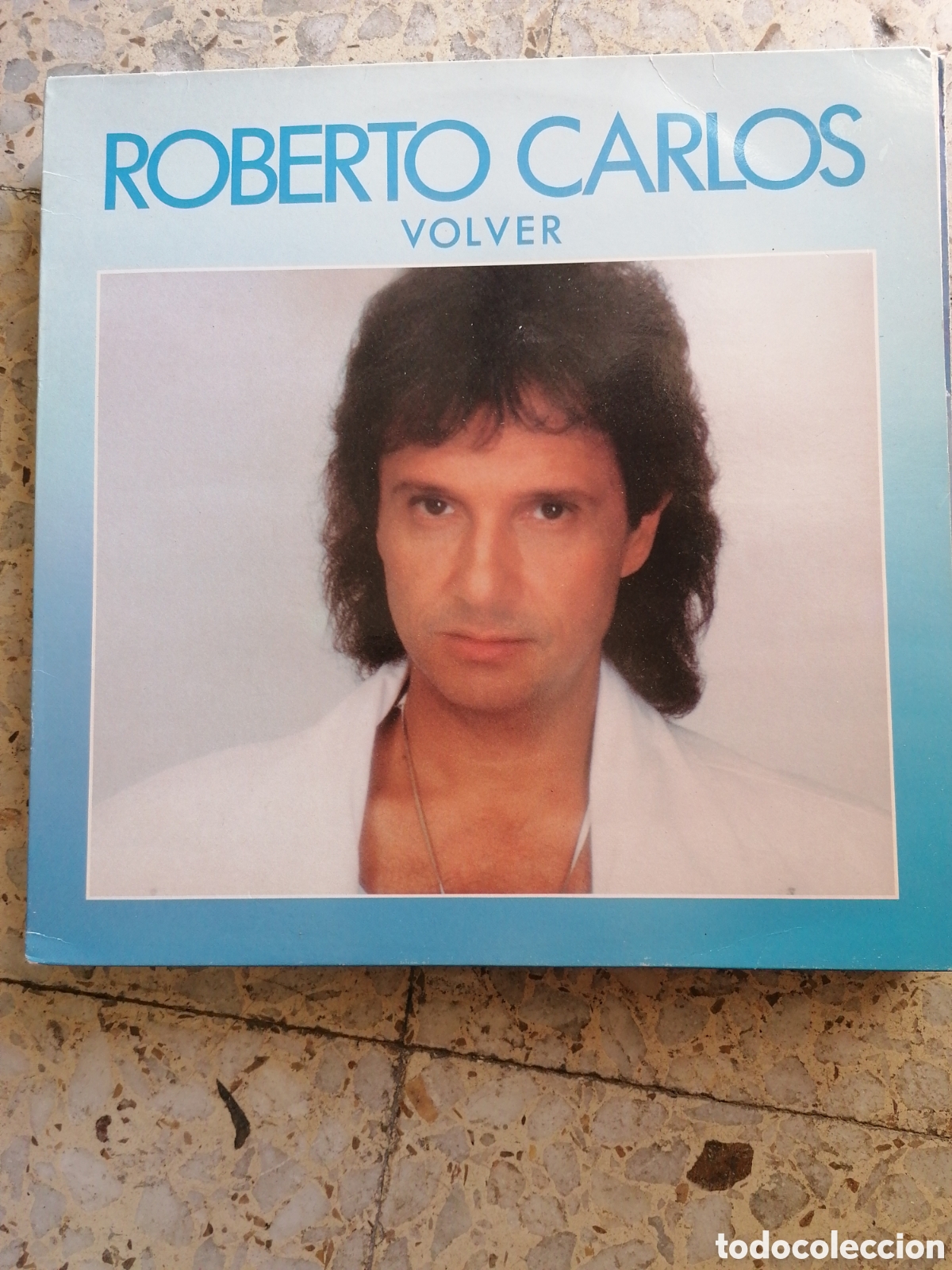 Discos de vinilo: LP ROBERTO CARLOS VOLVER 1988 ESPA&Ntilde;A INSERT - Foto 1