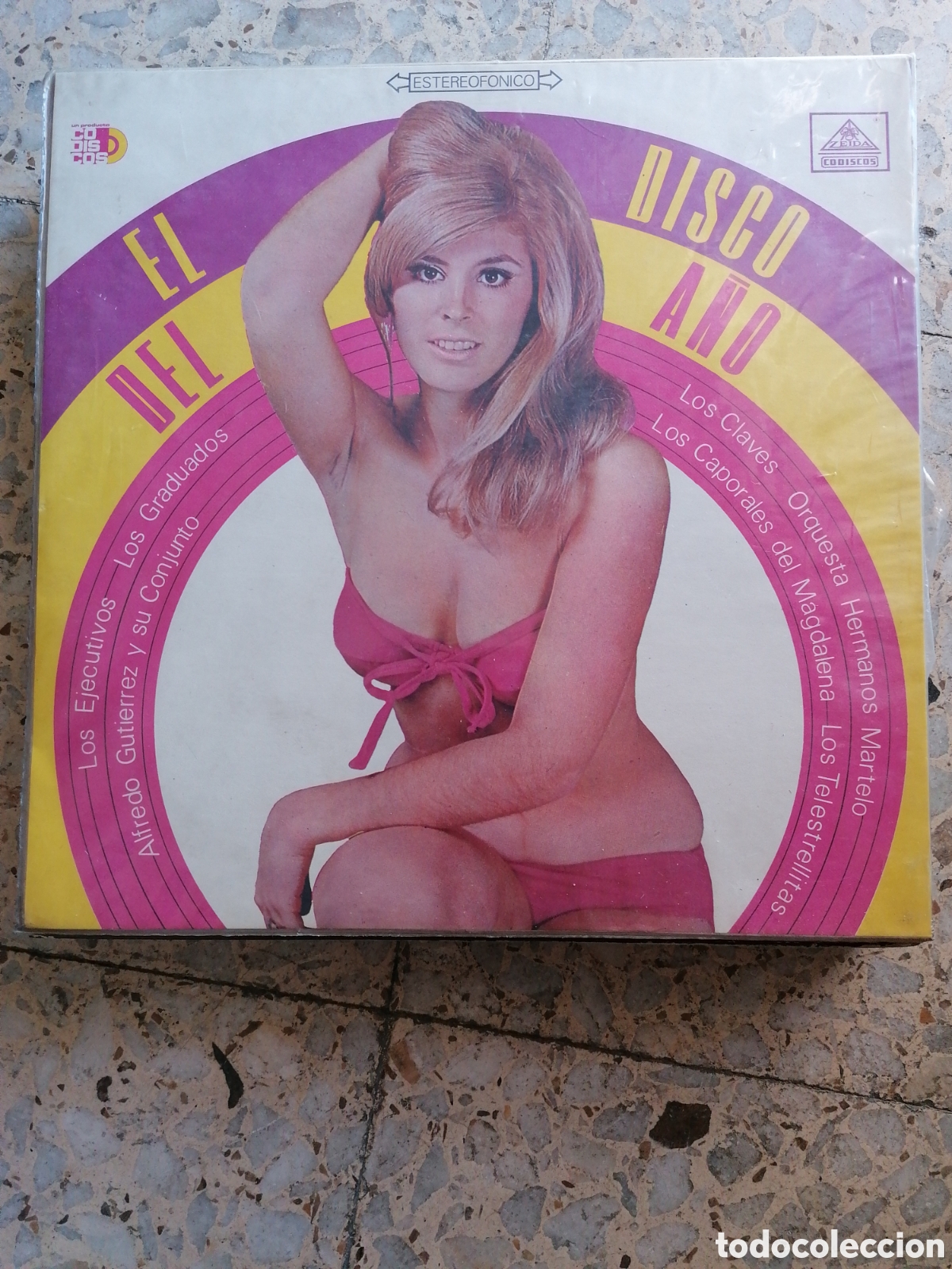 Discos de vinilo: LP EL DISCO DEL A&Ntilde;O 1969 COLOMBIA LOS EJECUTIVOS LOS GRADUADOS