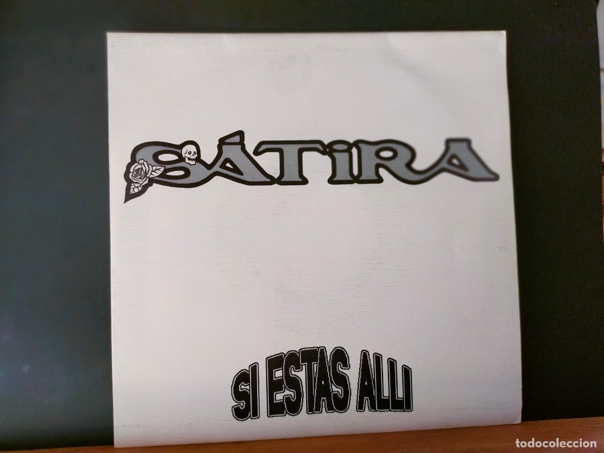 Discos de vinilo: S&Aacute;TIRA. SI EST&Aacute;S ALL&Iacute;. AVISPA. 2 TEMAS. 1981 SI EST&Aacute;S ALL&Iacute; - D&Iacute;AS DE SOL. HOJA PROMOCIONAL. 1981