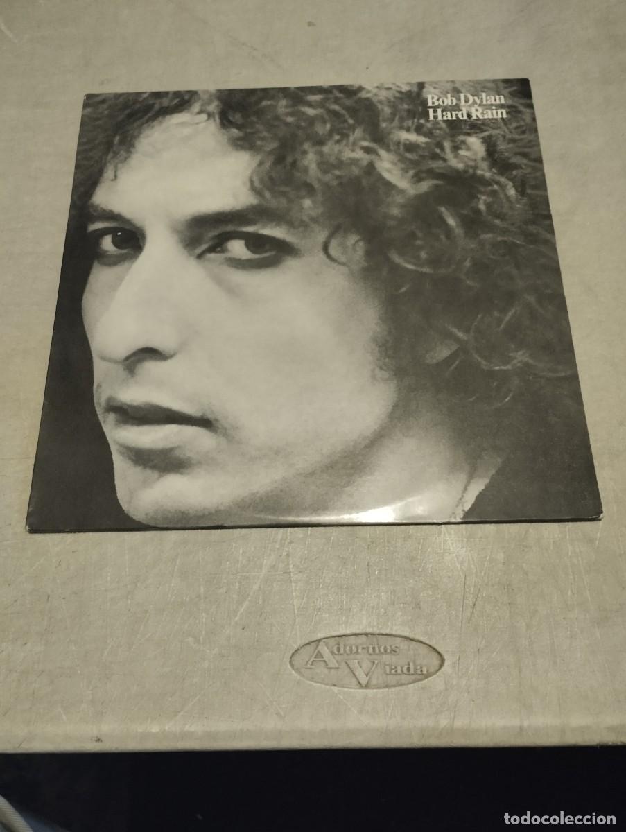 Discos de vinilo: BOB DYLAN LP HARD RAIN ESP.1976 INSERT LETRAS - Foto 1