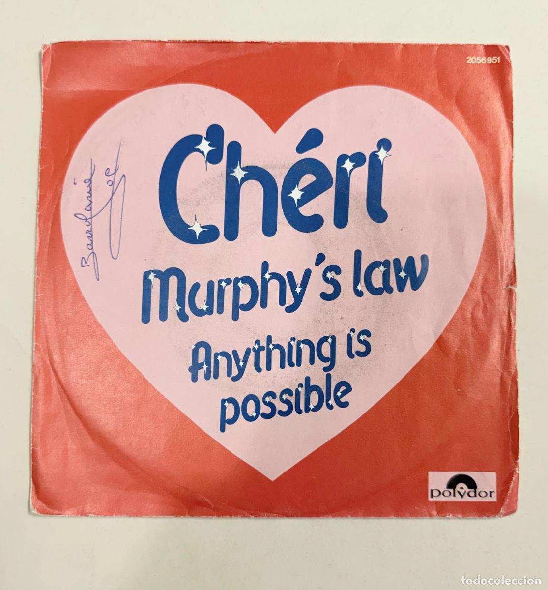 Discos de vinilo: Cheri - Murphy&acute;s Law - Foto 1