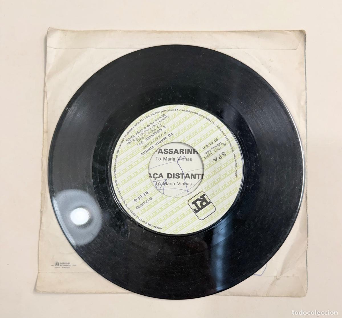 Discos de vinilo: To Maria Vinhas - O passarinho - Foto 3
