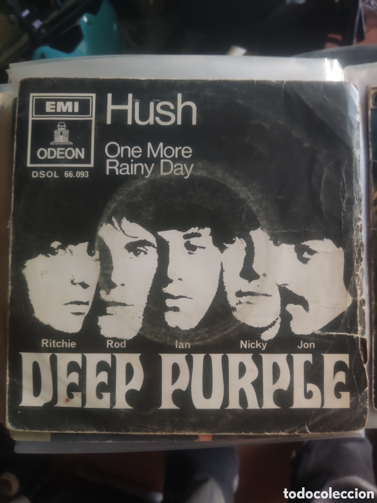 Discos de vinilo: Deep purple hush one more rainy day