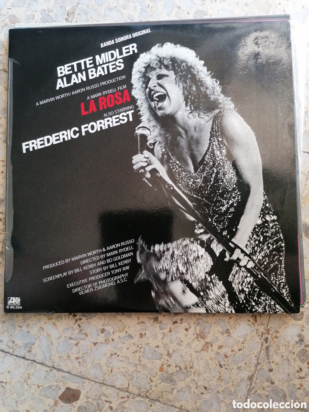 Vinyl-Schallplatten: LP LA ROSA BETTE MIDLER ALAN BATES 1980 ESPA&Ntilde;A INSERT