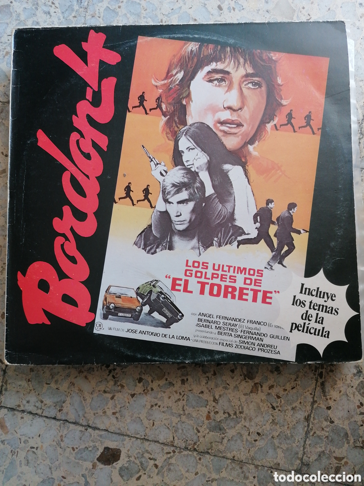 Discos de vinil: LP BORDON 4 LOS ULTIMOS GOLPES DE EL TORETE SUS GRANDES EXITOS 1980