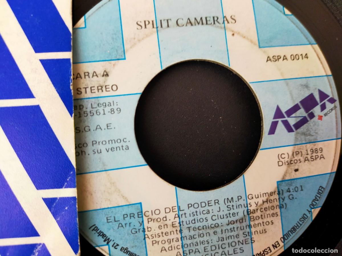 Discos de vinilo: SPLIT CAMERAS. EL PRECIO DEL PODER. ASPA EDICIONES MUSICALES. 1 TEMA AMBAS CARAS. PROMOCIONAL. 1989 - Foto 3