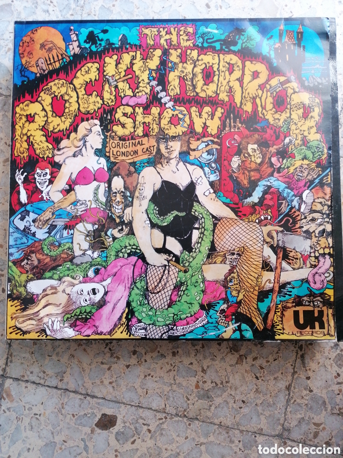 Discos de vinilo: LP THE ROCKY HORROR SHOW 1973 UK