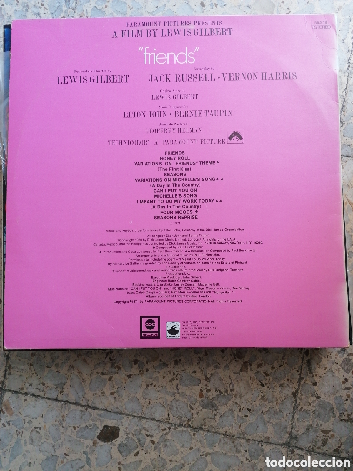 Discos de vinilo: LP ELTON JOHN FIENDS 1976 ESPA&Ntilde;A - Foto 2