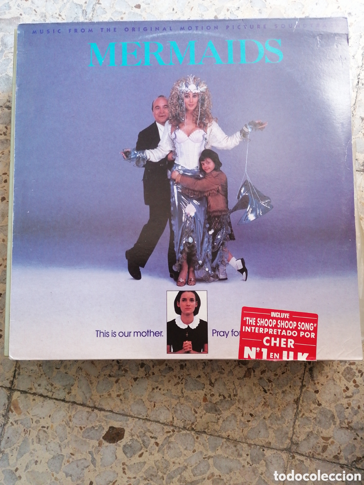 Discos de vinilo: LP MERMAIDS CHER 1990 ESPA&Ntilde;A