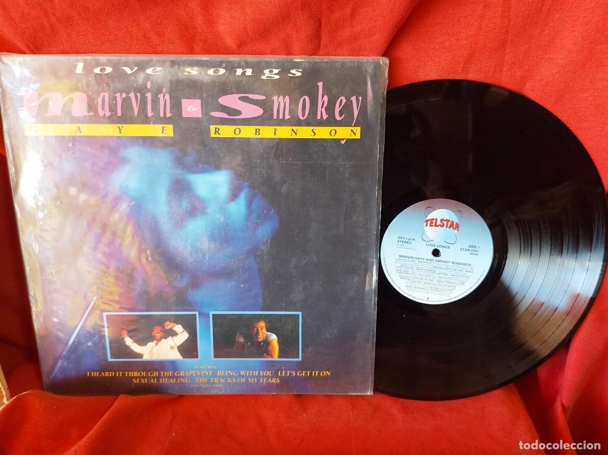 Discos de vinilo: LP, LOVE SONGS MARVIN GAYE Y SMOKEY ROBINSON 1988 ( PEDIDOS MINIMOS 10 &euro; ) CAJA N.&ordm; 3 - LP