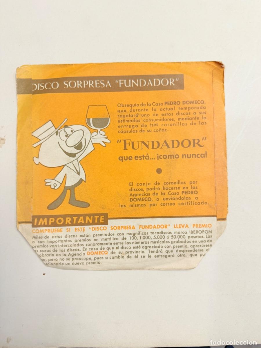 Discos de vinilo: Disco sorpresa fundador 10006 - Foto 2