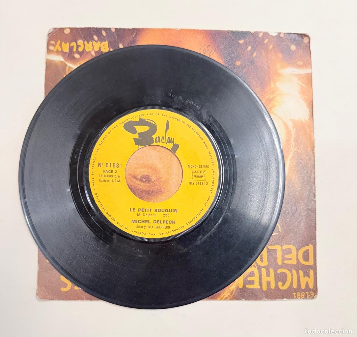 Discos de vinilo: Michel Delpech - Les divorces - Foto 3