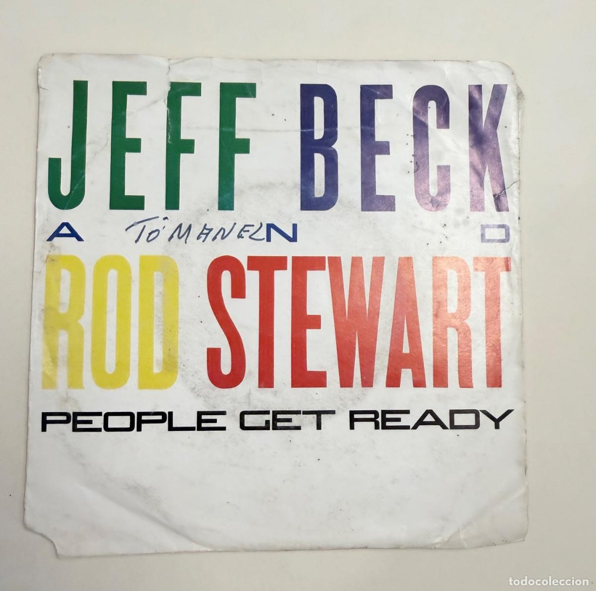 Discos de vinilo: Jeff Beck & Rod Stewart - People get ready