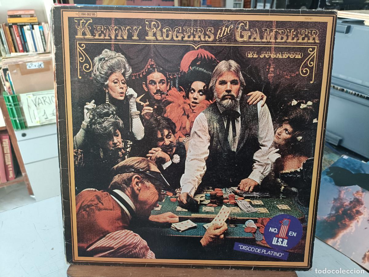 Discos de vinilo: Kenny Rogers - The Gambler - LP. United Artists Records 1979