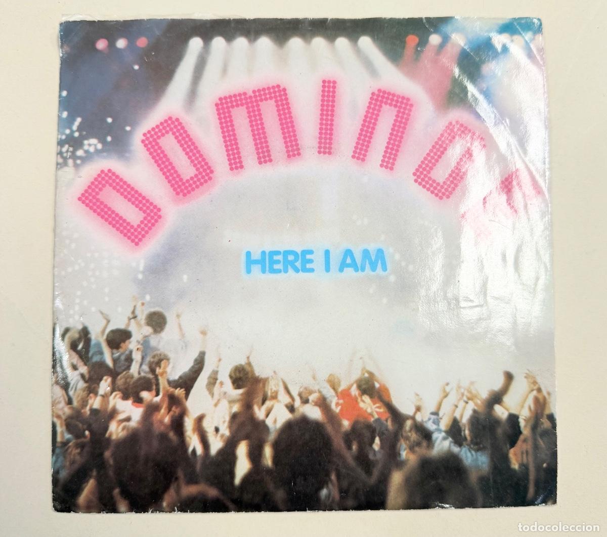 Discos de vinilo: Dominoe - Here I am a&ntilde;o 1987