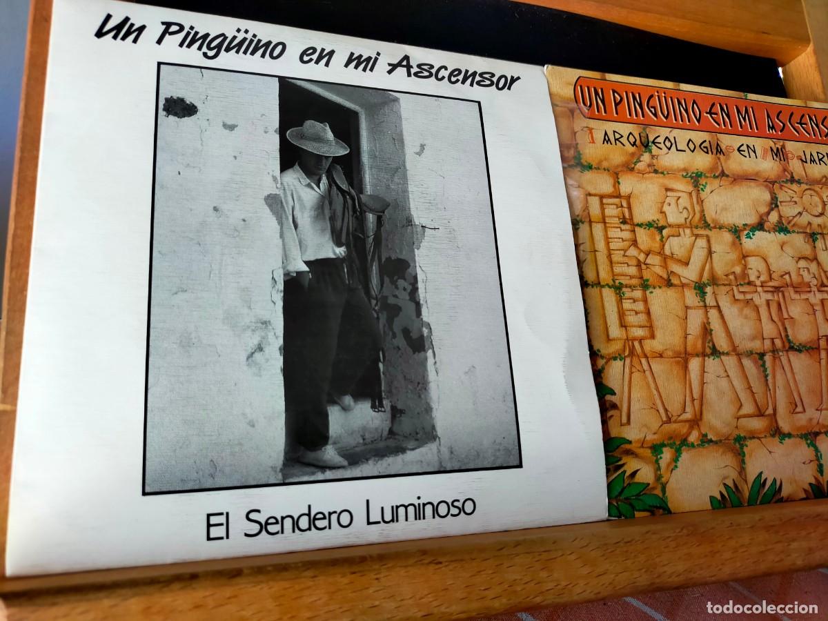 Discos de vinilo: UN PING&Uuml;INO EN MI ASCENSOR. LOTE DE 2 SINGLES. 2 TEMAS EN CADA DISCO. DRO. 1988 - 1989