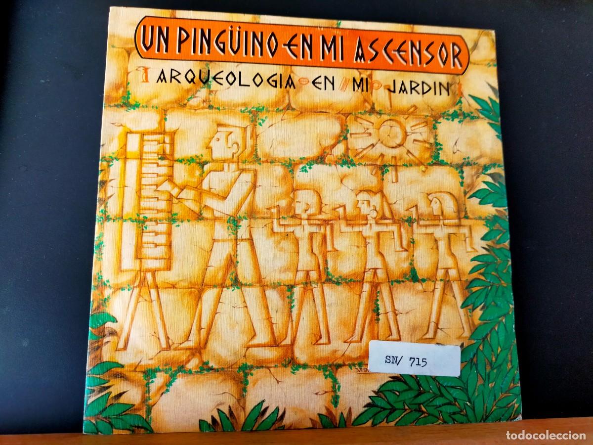 Discos de vinilo: UN PING&Uuml;INO EN MI ASCENSOR. ARQUEOLOG&Iacute;A EN MI JARD&Iacute;N - LA DILIGENCIA. DRO. 2 TEMAS. 1989