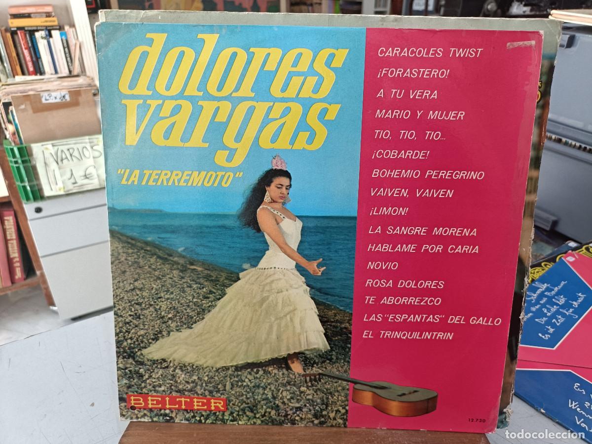 Discos de vinilo: Dolores Vargas, La Terremoto - Caracoles Twist, &iexcl;Forastero!, A tu vera, ... - LP. sello Belter 1964
