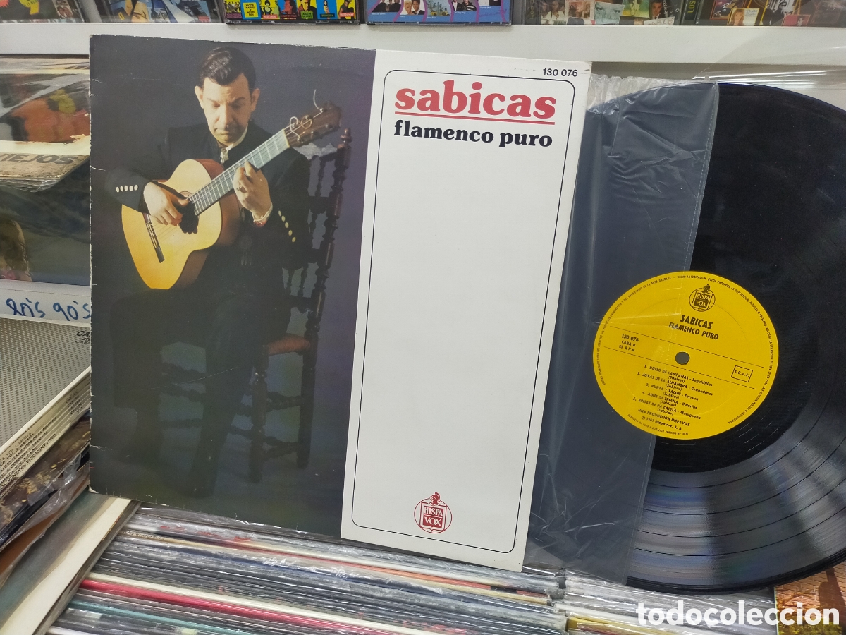 Discos de vinilo: Sabicas LP flamenco puro Espa&ntilde;a 1983