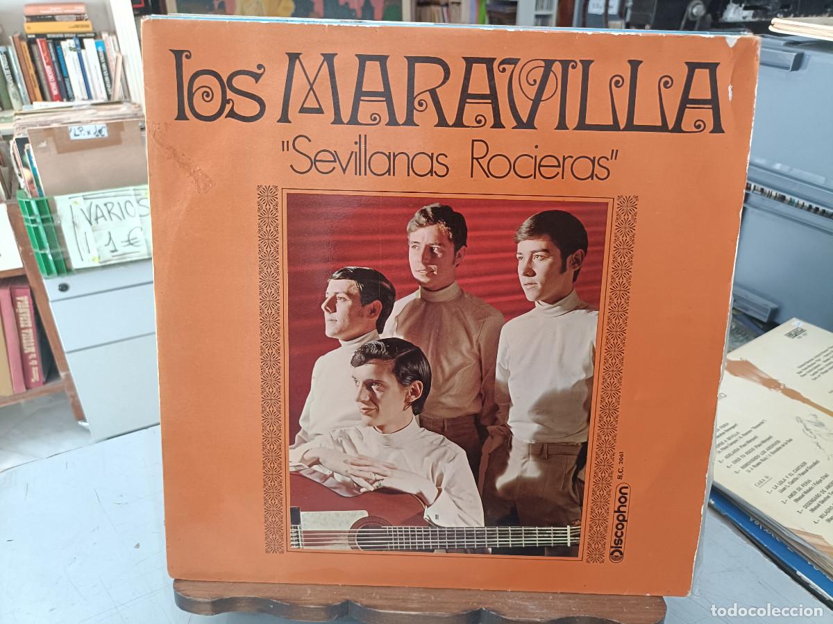 Discos de vinilo: Los Maravilla - Sevillanas Rocieras - LP. sello Discophon 1970