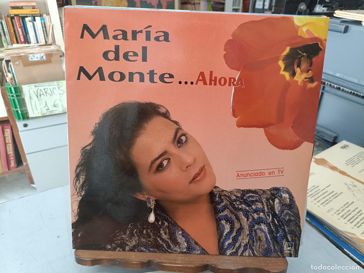 Discos de vinilo: Mar&iacute;a del Monte - Ahora - LP. sello Horus 1991