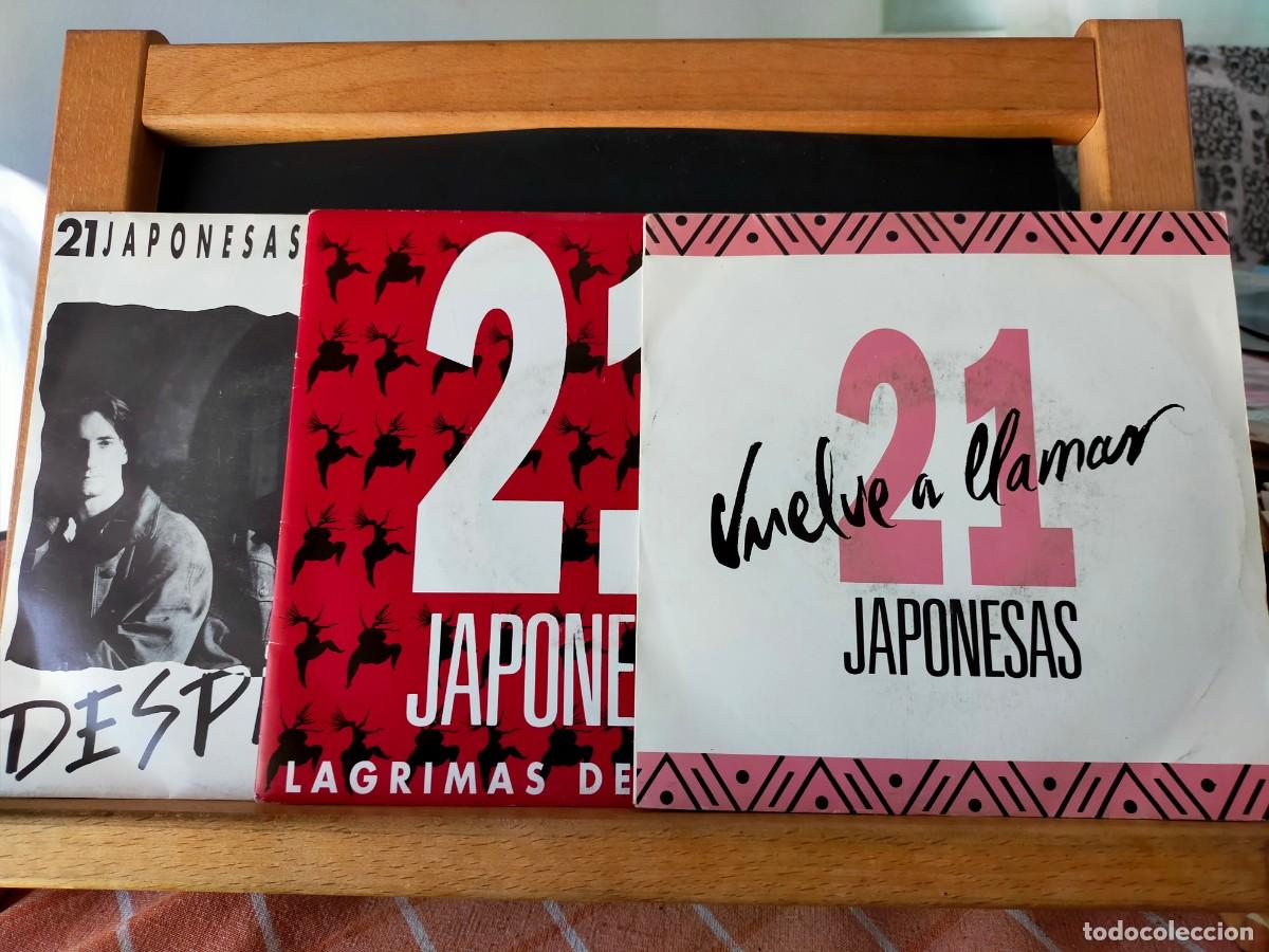 Discos de vinilo: 21 JAPONESAS. LOTE DE 3 SINGLES. ISLAND RECORDS FRANCE / WEA - WARNER MUSIC. 1990 - 1992 - 1993