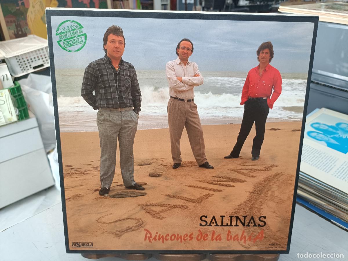 Discos de vinilo: Salinas - Rincones de la bah&iacute;a - LP. sello Pasarela 1988 (Sevillanas &acute;88)