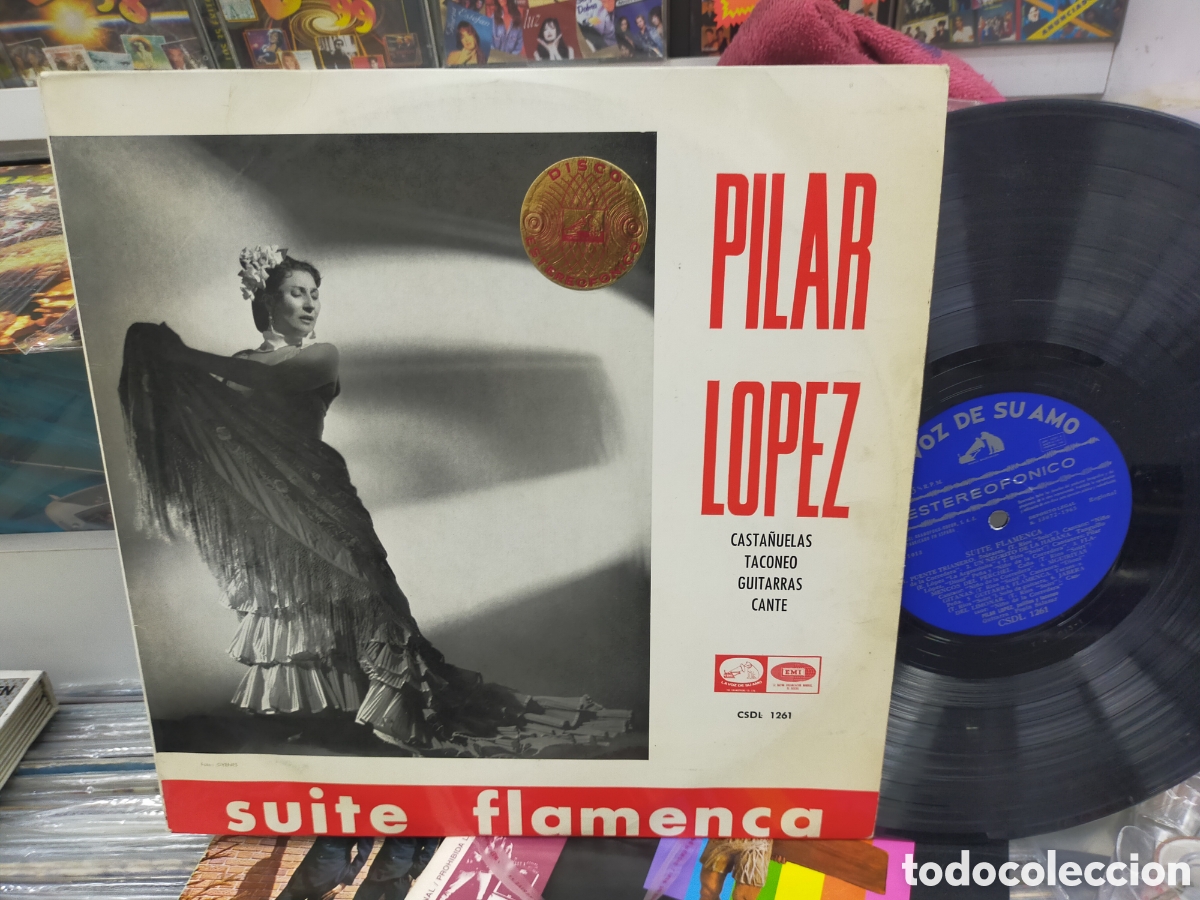 Discos de vinilo: Pilar L&oacute;pez lp suite flamenca 1965