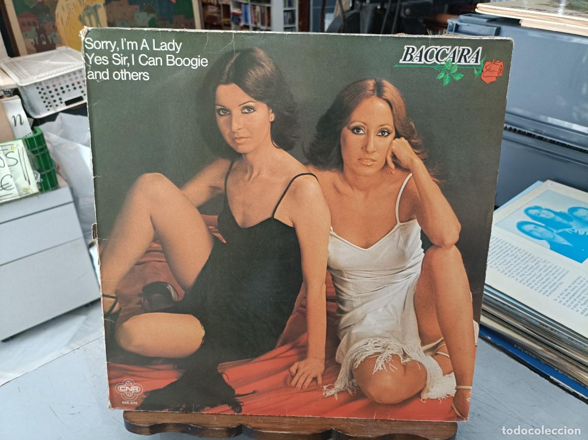 Discos de vinilo: Baccara - Sorry, I&acute;m lady / Yes Sir, I Can Boogie / Love you till I die / ... - LP. sello CNR 1977