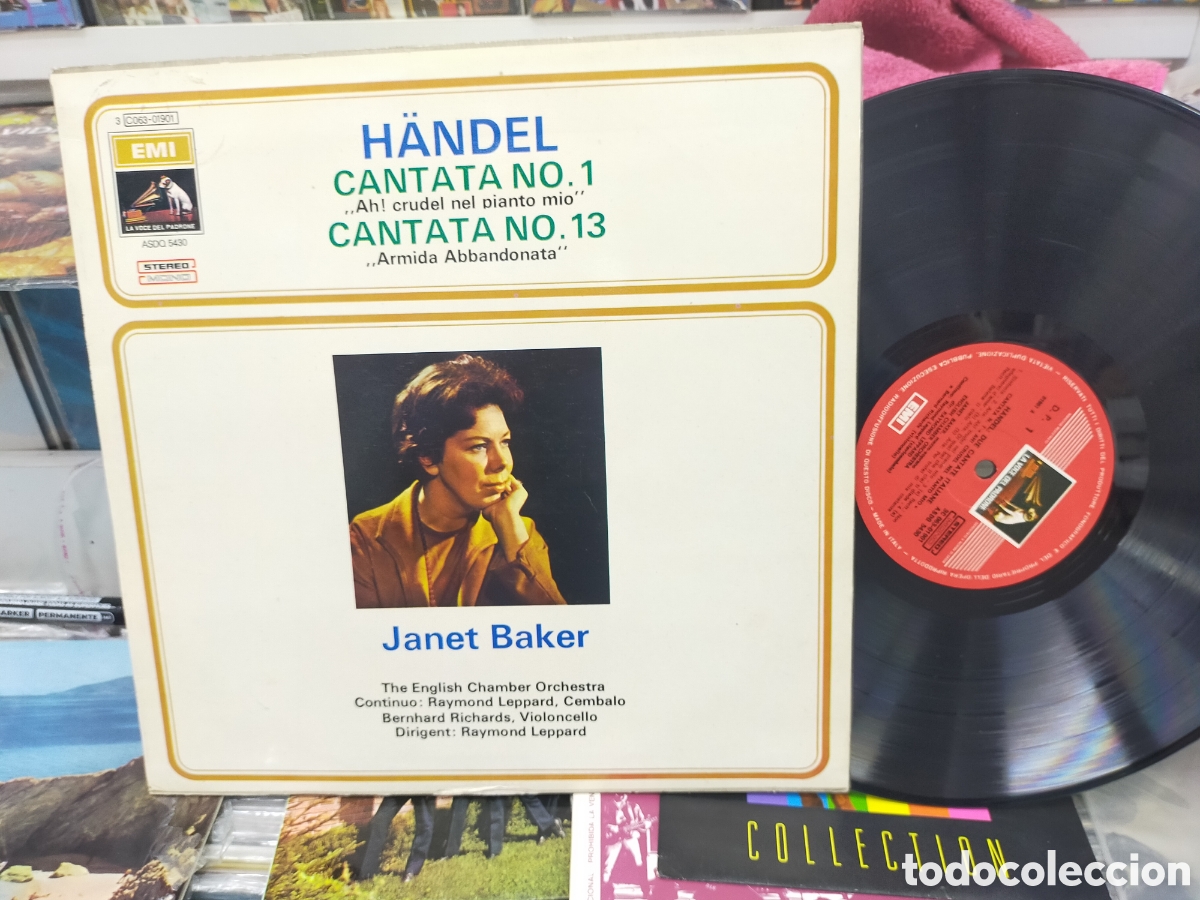 Discos de vinilo: Janet Baker LP handel Italia