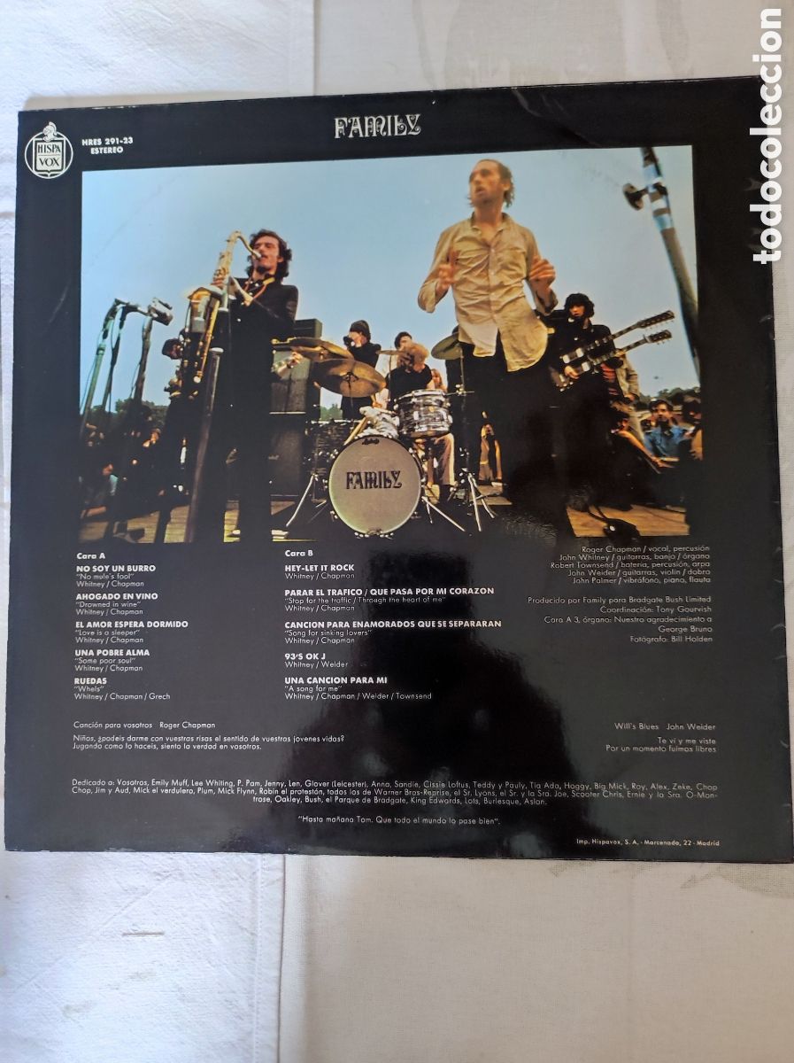 Discos de vinilo: FAMILY - A SONG FOR ME - Foto 2