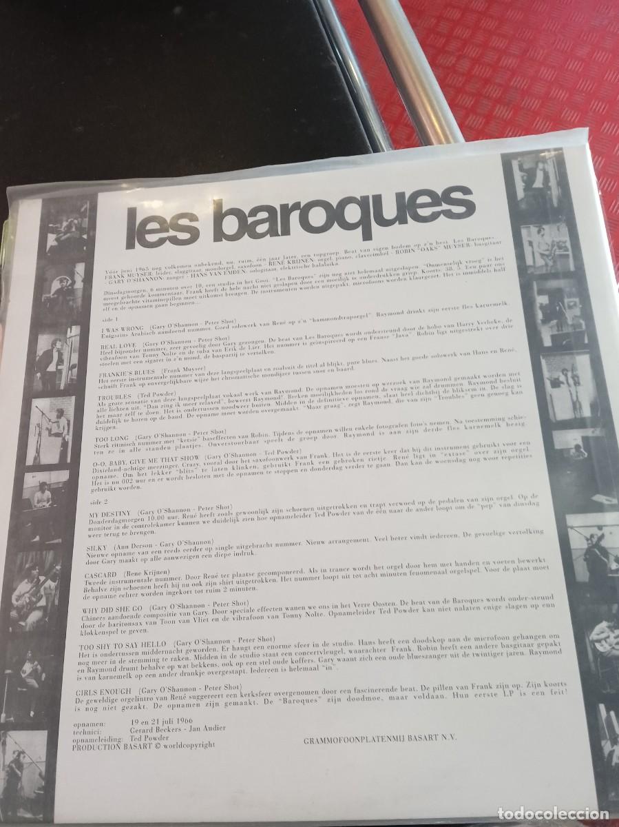 Discos de vinilo: LES BAROQUES- LP. REEDICI&Oacute;N. - Foto 2