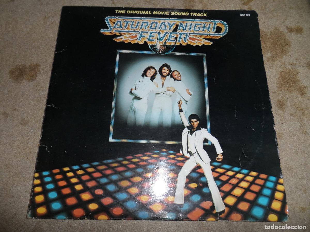 Discos de vinilo: SATURDAY NIGHT FEVER - THE ORIGINAL MOVIE SOUND TRACK (FRANCE 1977) (2 LPS)
