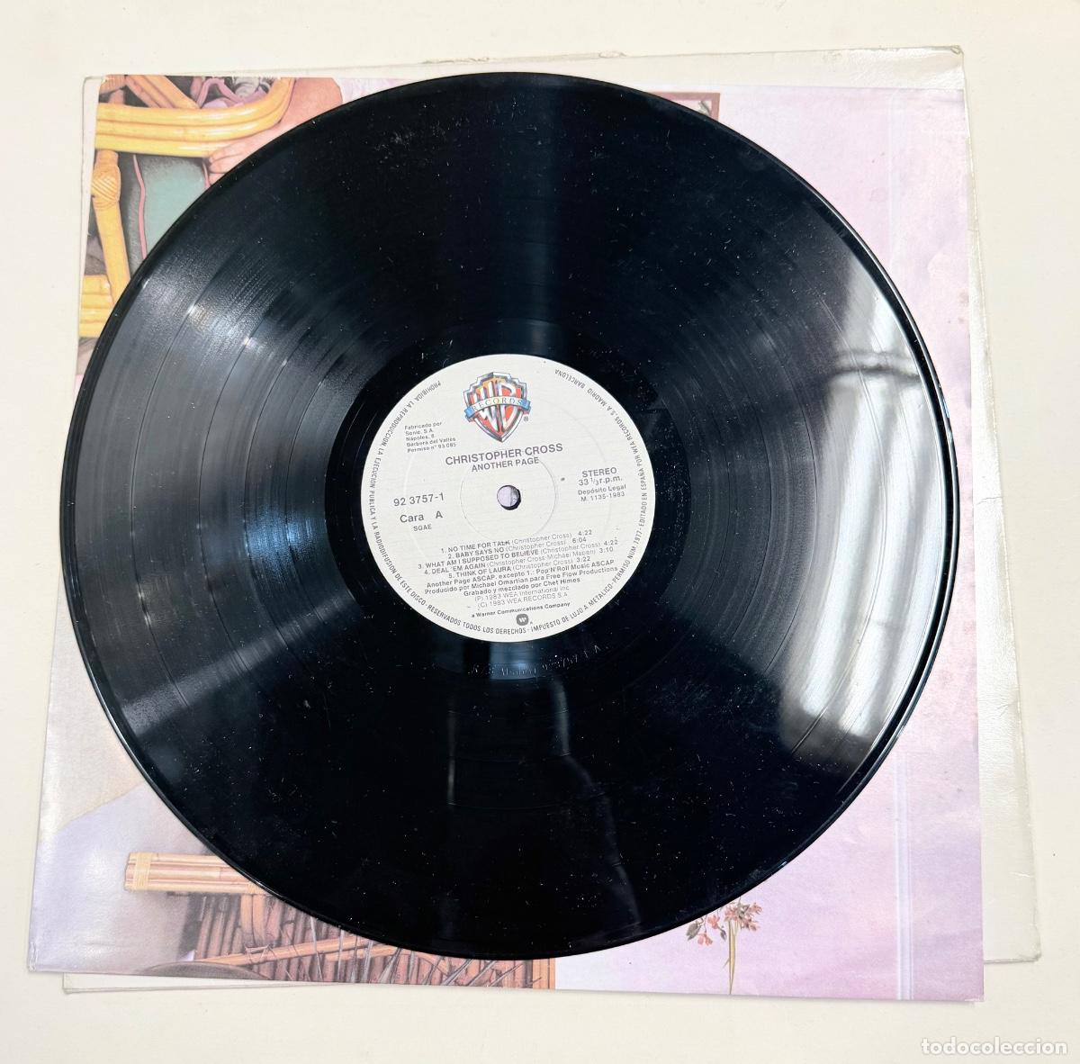 Discos de vinilo: Christopher Cross - Another page - Foto 3
