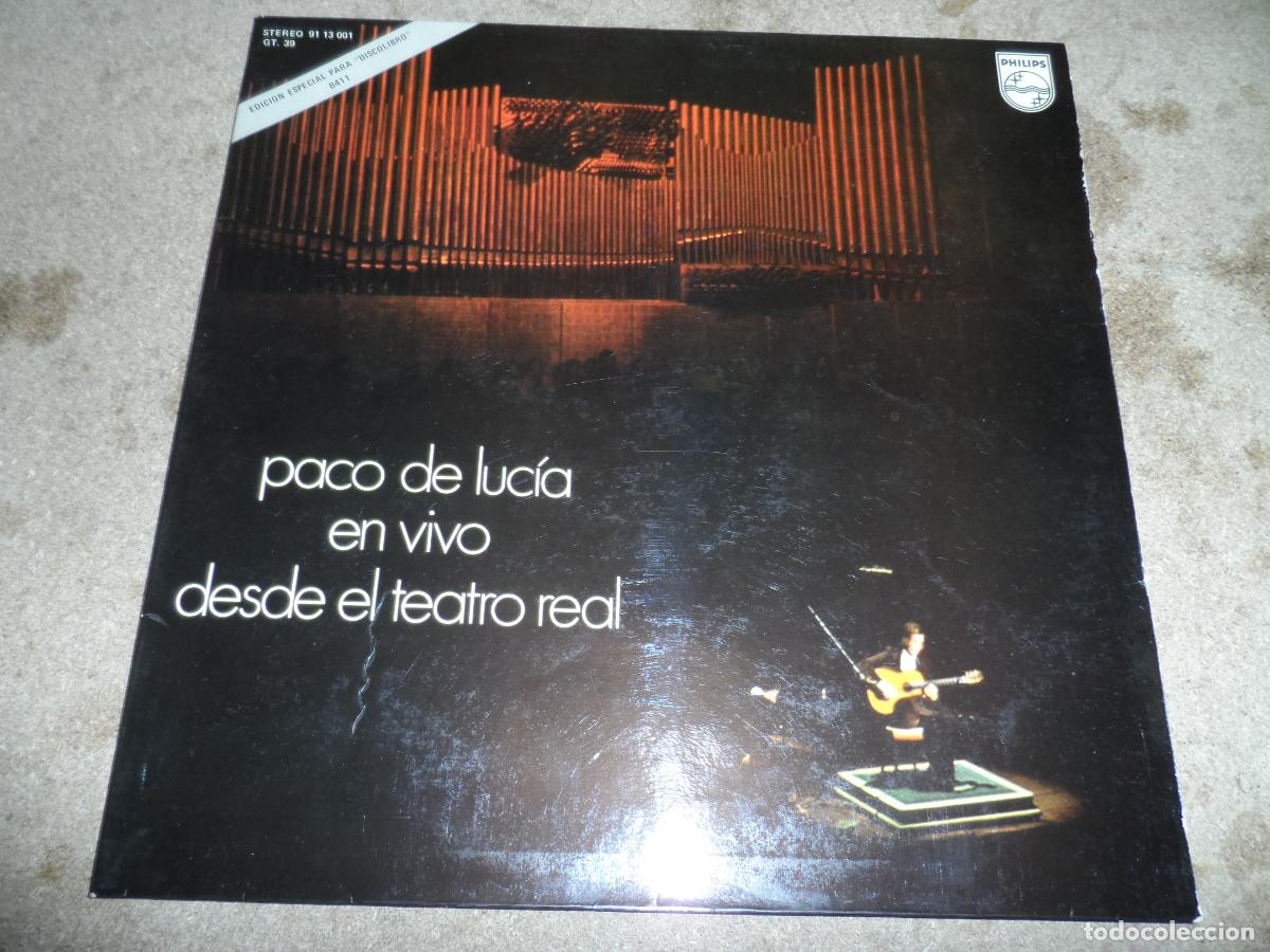 Discos de vinilo: Paco De Luc&iacute;a &ndash; En Vivo Desde El Teatro Real (SPAIN 1975)