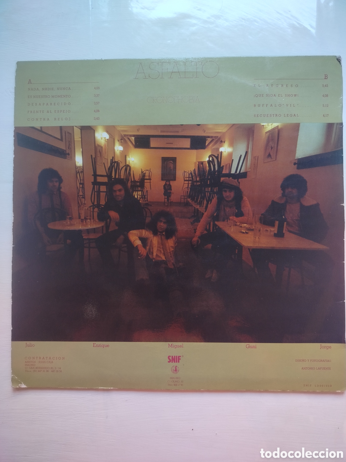 Discos de vinilo: Asfalto LP Cronophobia - Foto 2