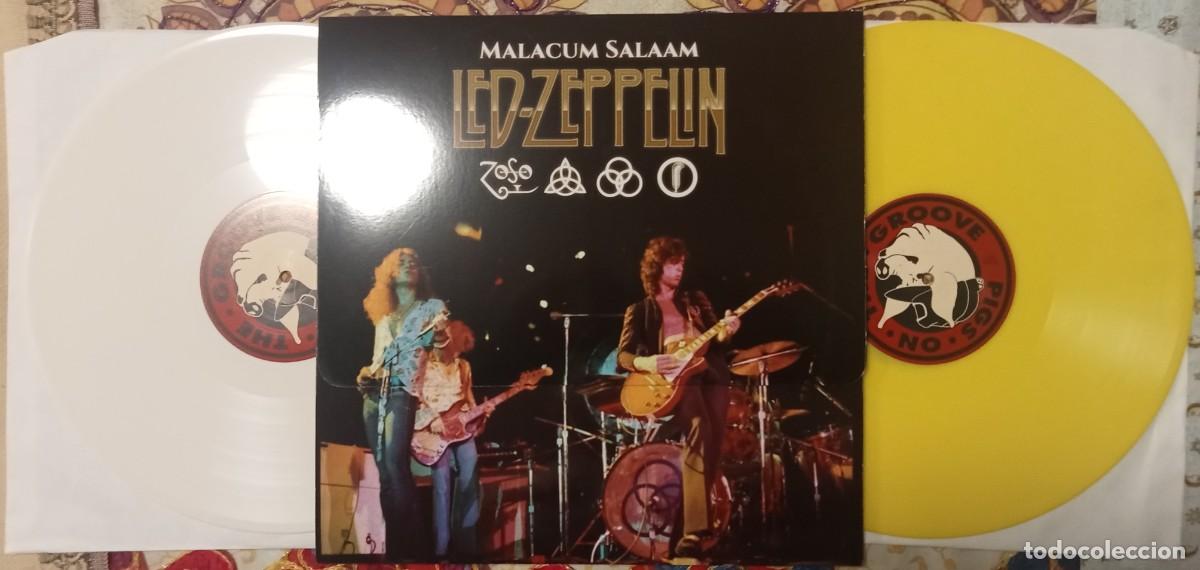 Discos de vinilo: Led Zeppelin Malacum Salaam 2lp live in USA 1973, european numbered pressing in color vinyl htf!!!