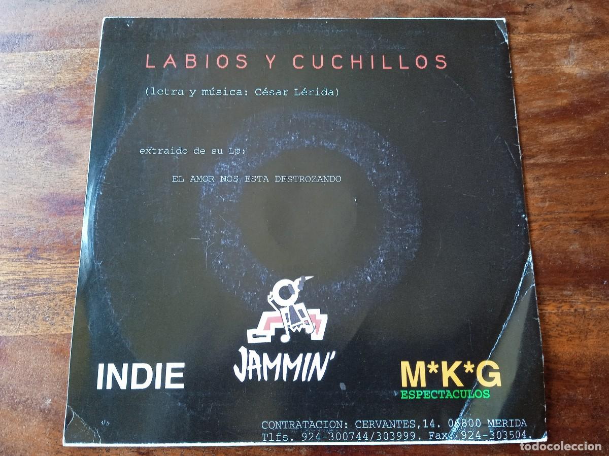 Discos de vinilo: Ama - Labios y cuchillos - Single original Jammin Records 1992 - Foto 2