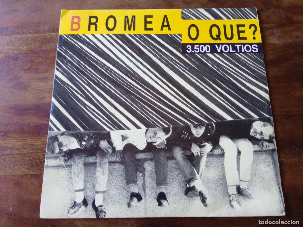 Discos de vinilo: Bromea o que - 3,500 voltios, La mina de carbon - Single original Grabaciones Accidentales 1988