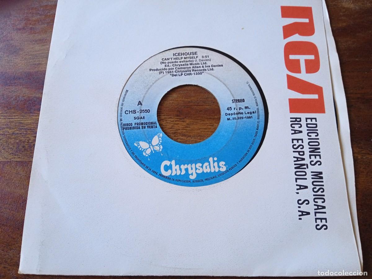 Discos de vinilo: Icehouse - Can't help myself, Fatman - Single original Hispavox 1981 Promocional