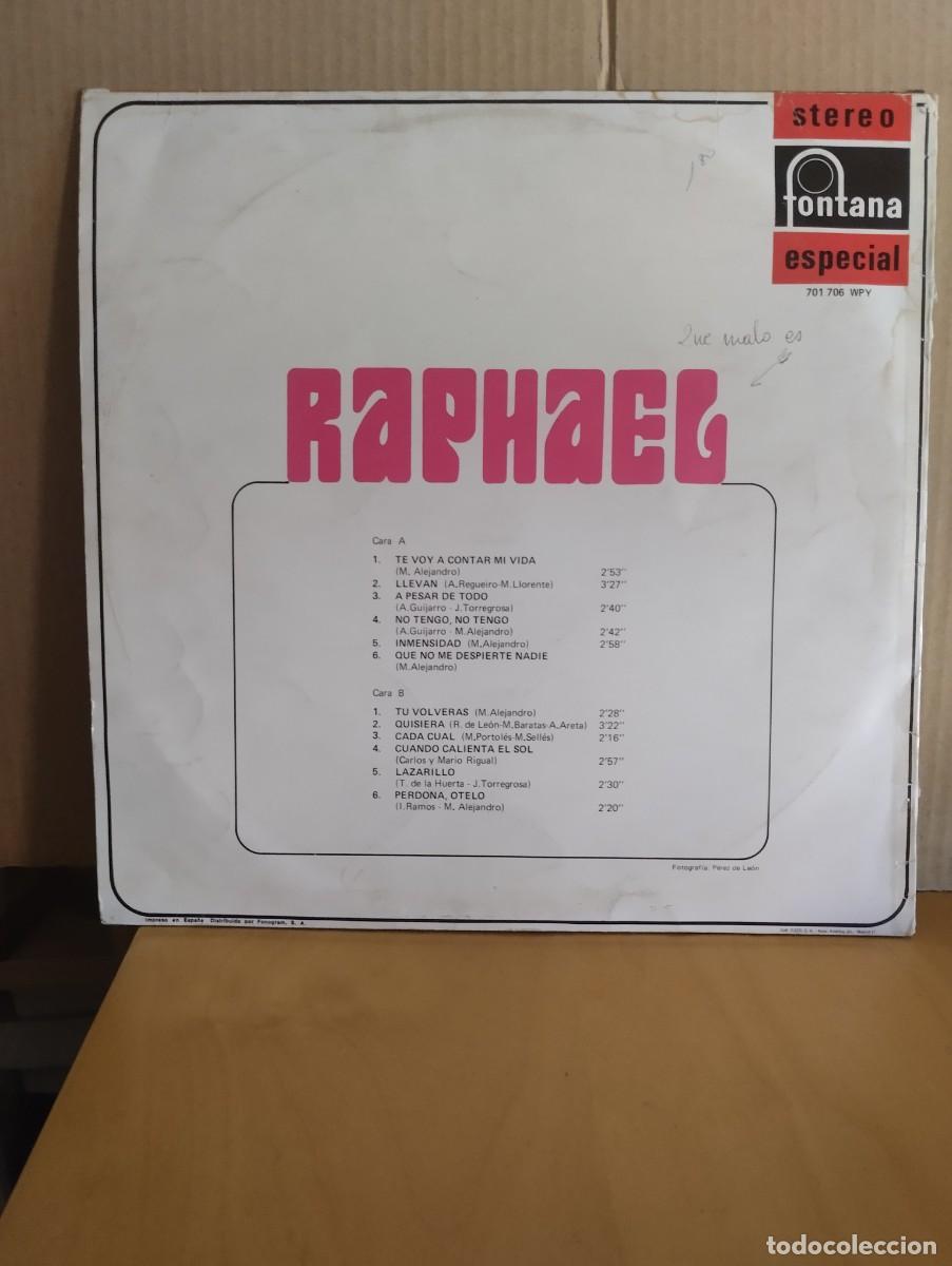 Discos de vinilo: RAPHAEL ------ RAPHAEL - Foto 2