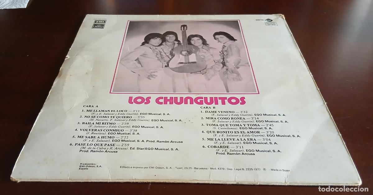 Discos de vinilo: LOS CHUNGUITOS - LP - 1977 - REGAL - Foto 2