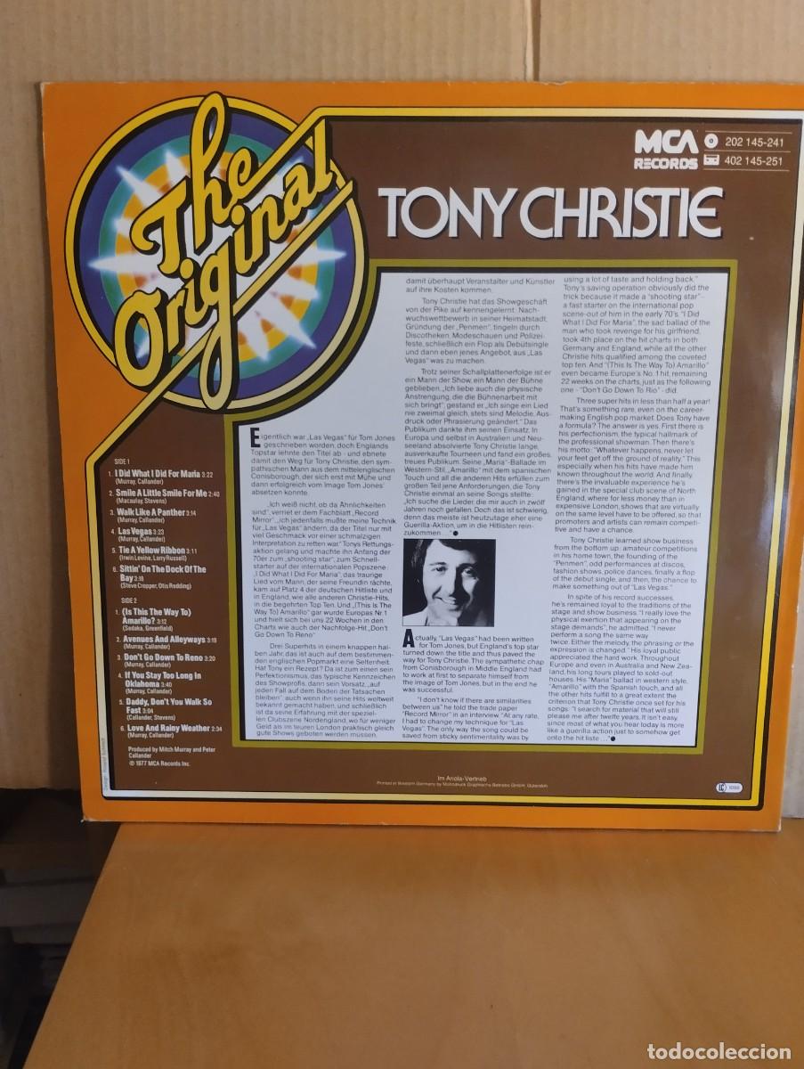 Discos de vinilo: TONY CHRISTIE ----- THE ORIGINAL - Foto 2